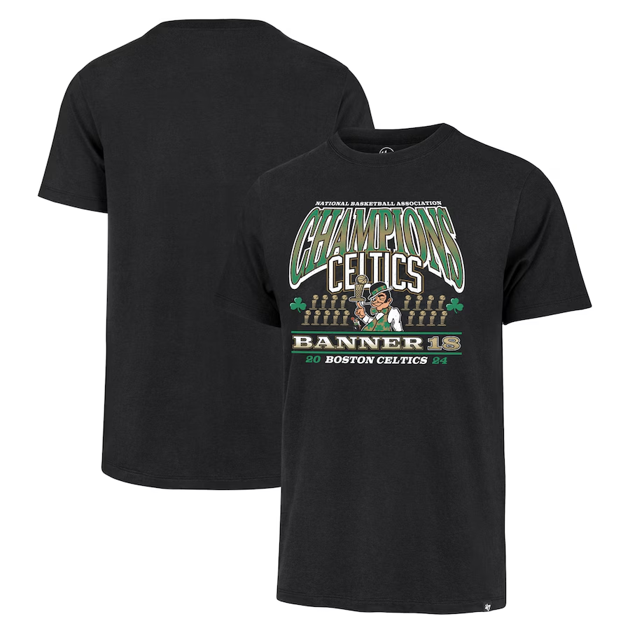 Men NBA Boston Celtics  2024 Champions T shirts black style 21->nba t-shirts->Sports Accessory